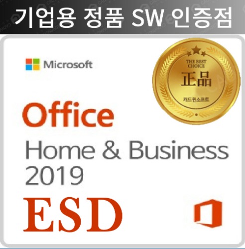 MS 오피스 Office 2019 Home Business 기업용 ESD